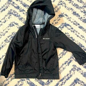KIDS RAINCOAT COLUMBIA BLACK 4T